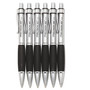 AbilityOne 7520015654873 SKILCRAFT Precision 305 Metal Barrel Mechanical Pencil, 0.7 mm, Black Lead, Silver Barrel, 6/Pack View Product Image