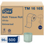 Tork Universal Bath Tissue, Septic Safe, 2-Ply, White, 500 Sheets/Roll, 96 Rolls/Carton TRKTM1616S View Product Image