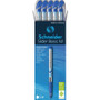 Stride Schneider Slider Stick Ballpoint Pen, 0.8mm, Blue Ink, Blue/Silver Barrel, 10/Box View Product Image