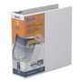 Stride QuickFit Round-Ring View Binder, 3 Rings, 3" Capacity, 11 x 8.5, White View Product Image