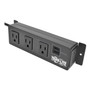 Tripp Lite Protect It! 3-Outlet Surge Protector with Mounting Brackets, 10 ft Cord, 510 Joules, Black View Product Image