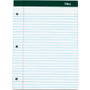 TOPS Double Docket Ruled Pads, Wide/Legal Rule, 8.5 x 11.75, White, 100 Sheets, 6/Pack View Product Image