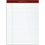 TOPS Docket Gold Ruled Perforated Pads, Wide/Legal Rule, 8.5 x 11.75, White, 50 Sheets, 12/Pack View Product Image