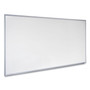 Universal Dry Erase Board, Melamine, 72 x 48, Satin-Finished Aluminum Frame View Product Image