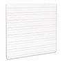 Universal Lap/Learning Dry-Erase Board, Lined, 11 3/4" x 8 3/4", White, 6/Pack View Product Image