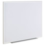 Universal Dry Erase Board, Melamine, 48 x 36, Aluminum Frame View Product Image