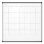 U Brands PINIT Magnetic Dry Erase Undated One Month Calendar, 36 x 36, White View Product Image