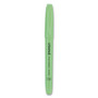 Universal Pocket Highlighters, Chisel Tip, Fluorescent Green, Dozen View Product Image