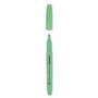 Universal Pocket Highlighters, Chisel Tip, Fluorescent Green, Dozen View Product Image