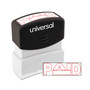 Universal Message Stamp, PAID, Pre-Inked One-Color, Red View Product Image