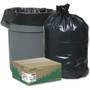 Earthsense Commercial Linear Low Density Recycled Can Liners, 45 gal, 2 mil, 40" x 46", Black, 100/Carton View Product Image