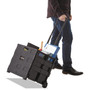 Universal Collapsible Mobile Storage Crate, 18 1/4 x 15 x 18 1/4 to 39 3/8, Black View Product Image