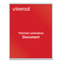 Universal Laminating Pouches, 3 mil, 9" x 11.5", Matte Clear, 25/Pack View Product Image