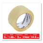 Universal Heavy-Duty Box Sealing Tape, 3" Core, 1.88" x 54.6 yds, Clear View Product Image