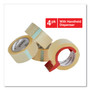 Universal Heavy-Duty Box Sealing Tape with Dispenser, 3" Core, 1.88" x 60 yds, Clear, 4/Box View Product Image