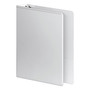 Wilson Jones Heavy-Duty Round Ring View Binder with Extra-Durable Hinge, 3 Rings, 1.5" Capacity, 11 x 8.5, White View Product Image