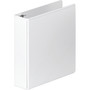 Wilson Jones Heavy-Duty Round Ring View Binder with Extra-Durable Hinge, 3 Rings, 2" Capacity, 11 x 8.5, White View Product Image