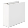 Wilson Jones Heavy-Duty D-Ring View Binder with Extra-Durable Hinge, 3 Rings, 4" Capacity, 11 x 8.5, White View Product Image