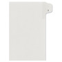 Avery Preprinted Legal Exhibit Side Tab Index Dividers, Allstate Style, 10-Tab, 1, 11 x 8.5, White, 25/Pack View Product Image