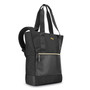 Solo Parker Hybrid Tote/Backpack, Holds Laptops 15.6", 3.75 x 16.5 x 16.5, Black/Gold View Product Image