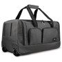 Solo Leroy Rolling Duffel, Polyester, 12 x 10 1/2 x 10 1/2, Gray View Product Image