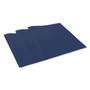 Universal Plastic Twin-Pocket Report Covers with 3 Fasteners, 100 Sheets,RoyalBlue, 10/PK View Product Image