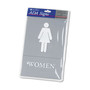 HeadLine ADA Women Restroom Sign with Symbol View Product Image