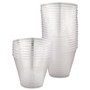 WNA Comet Smooth Wall Tumblers, 9oz, Clear, Squat, 25/Pack, 20 Packs/Carton View Product Image
