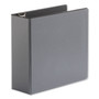 Universal Deluxe Easy-to-Open D-Ring View Binder, 3 Rings, 4" Capacity, 11 x 8.5, Black View Product Image