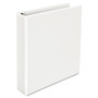 Universal Deluxe Easy-to-Open Round-Ring View Binder, 3 Rings, 1.5" Capacity, 11 x 8.5, White View Product Image