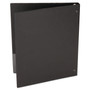 Universal Economy Non-View Round Ring Binder, 3 Rings, 1" Capacity, 11 x 8.5, Black View Product Image