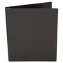 Universal Economy Non-View Round Ring Binder, 3 Rings, 1" Capacity, 11 x 8.5, Black View Product Image