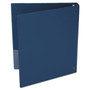 Universal Economy Non-View Round Ring Binder, 3 Rings, 1" Capacity, 11 x 8.5, Royal Blue View Product Image