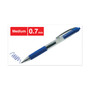 Universal Comfort Grip Retractable Gel Pen, 0.7mm, Blue Ink, Clear/Blue Barrel, 36/Pack View Product Image