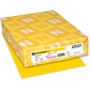 Astrobrights Color Paper, 24 lb, 8.5 x 11, Solar Yellow, 500/Ream View Product Image