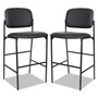 Alera Sorrento Series Stool, Supports up to 300 lbs, Black Seat/Black Back, Black Base, 2/Carton ALEST6616 View Product Image