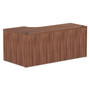 Alera Valencia Series Corner Credenza Shells, 70.88w x 35.38d x 29.5h, Modern Walnut ALEVA25R7236WA View Product Image