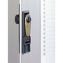 Durable Locking Key Cabinet, 36-Key, Brushed Aluminum, Silver, 11 3/4 x 4 5/8 x 11 DBL196623 View Product Image