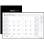 House of Doolittle Recycled Ruled Planner with Stitched Leatherette Cover, 10 x 7, Black, 2020-2022 View Product Image