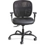 Safco Vue Intensive-Use Mesh Task Chair, Supports up to 500 lbs., Black Seat/Black Back, Black Base SAF3397BV View Product Image