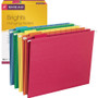 Smead Colored Hanging File Folders, Letter Size, 1/5-Cut Tab, Assorted, 25/Box SMD64059 View Product Image