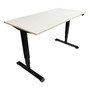 Alera AdaptivErgo 3-Stage Electric Table Base w/Memory Controls, 25" to 50.7", Black View Product Image