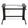 WorkFit by Ergotron WorkFit-B Sit-Stand Workstation Base, Heavy-Duty, 88 lbs Max Weight Cap, 42w x 26d x 51.5h, Black View Product Image