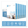 HP Papers Office20 Paper, 92 Bright, 20lb, 8.5 x 11, White, 500 Sheets/Ream, 5 Reams/Carton View Product Image