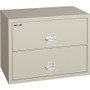 FireKing Two-Drawer Lateral File, 37.5w x 22.13d x 27.75h, UL Listed 350, Letter/Legal, Parchment View Product Image