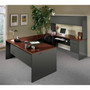 HON 38000 Series Right Pedestal Credenza, 72w x 24d x 29.5h, Mahogany/Charcoal View Product Image