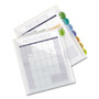 Avery Insertable Style Edge Tab Plastic 1-Pocket Dividers, 8-Tab, 11.25 x 9.25, Translucent, 1 Set View Product Image