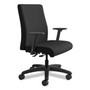HON Ignition Series Big and Tall Mid-Back Work Chair, Supports up to 450 lbs., Black Seat/Black Back, Black Base View Product Image