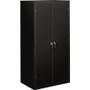 HON Assembled Storage Cabinet, 36w x 24 1/4d x 71 3/4h, Black View Product Image