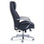 La-Z-Boy Commercial 2000 Big and Tall Executive Chair with Dynamic Lumbar Support, Up to 400 lbs., Black Seat/Back, Silver Base View Product Image